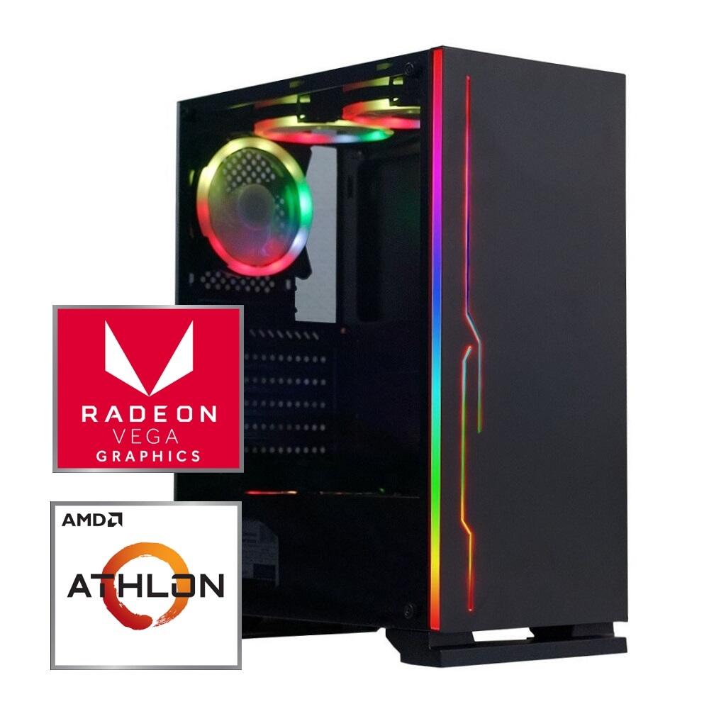 Gamer Computer Logi PC Gamer Start Login AMD Athlon 3000G 3.5 GHz SSD 240GB Mem 8GB DDR4 ...