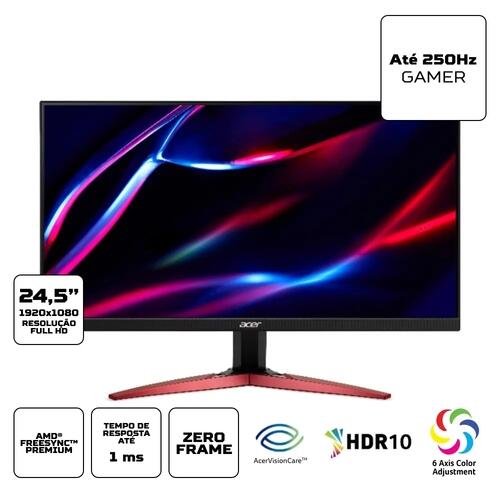 24.5インチ240Hzモニター Acer KG251Q 240Hz FHD Amazon.co.jp: Acer ゲーミングモニター SigmaLine 24.5インチ