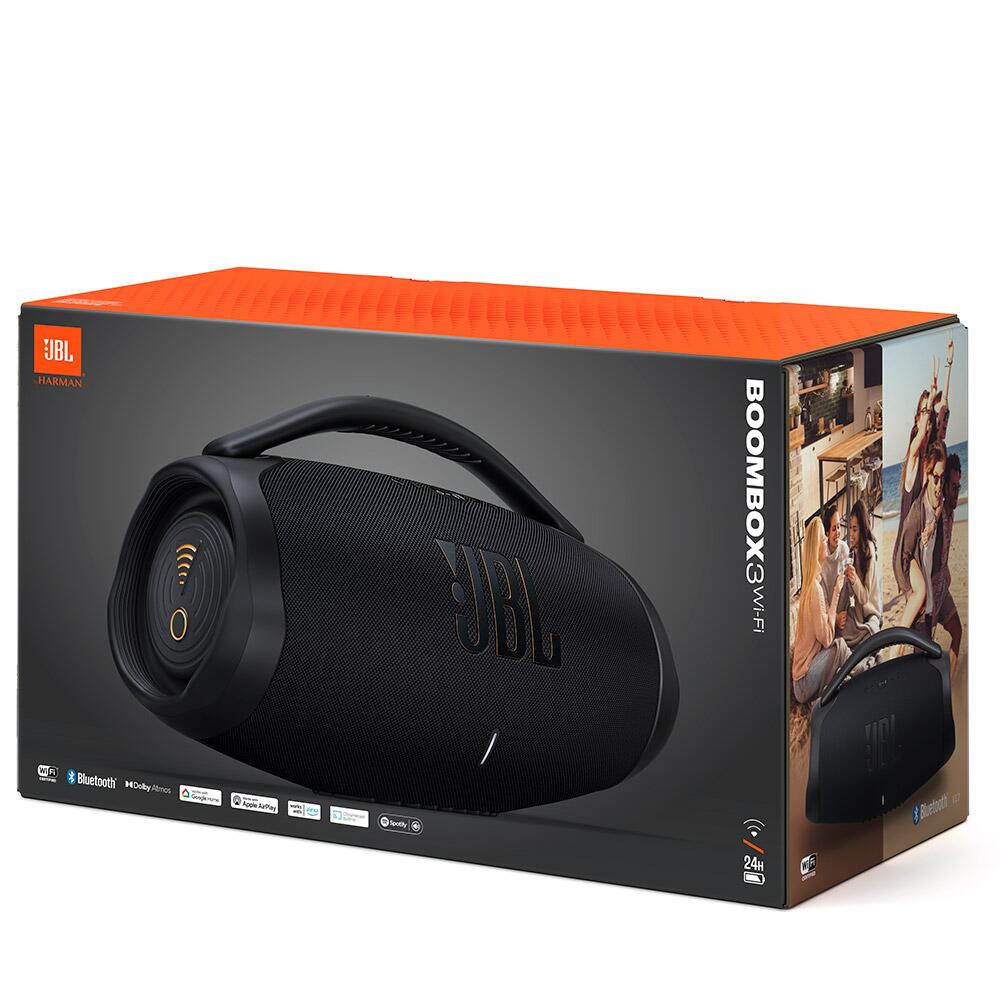 新品未使用　JBL BOOMBOX 3 Wi-Fi Bluetooth 5.3 JBL Boombox 3 Wi-Fi | Caixa de som c/ Frete Grátis e 10% OFF