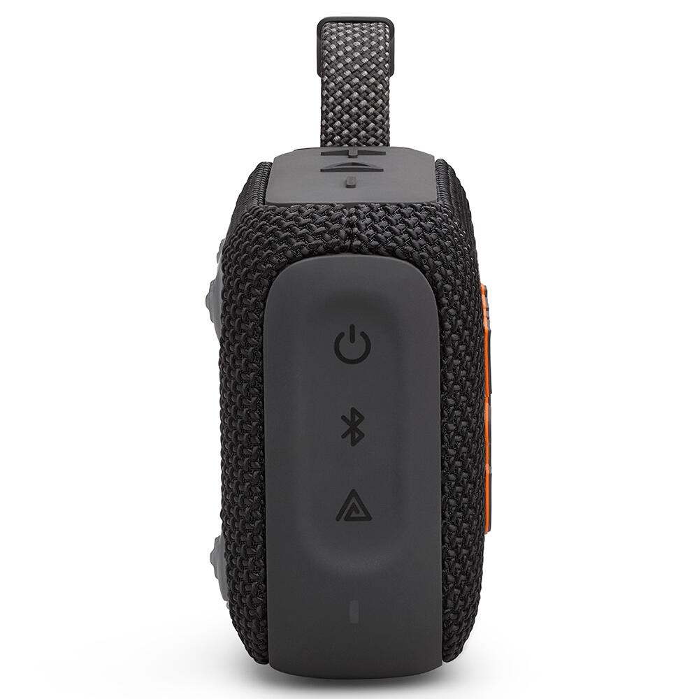 JBL GO 4 Preta Bluetooth, IP67, Auracast e 7h de Bateria