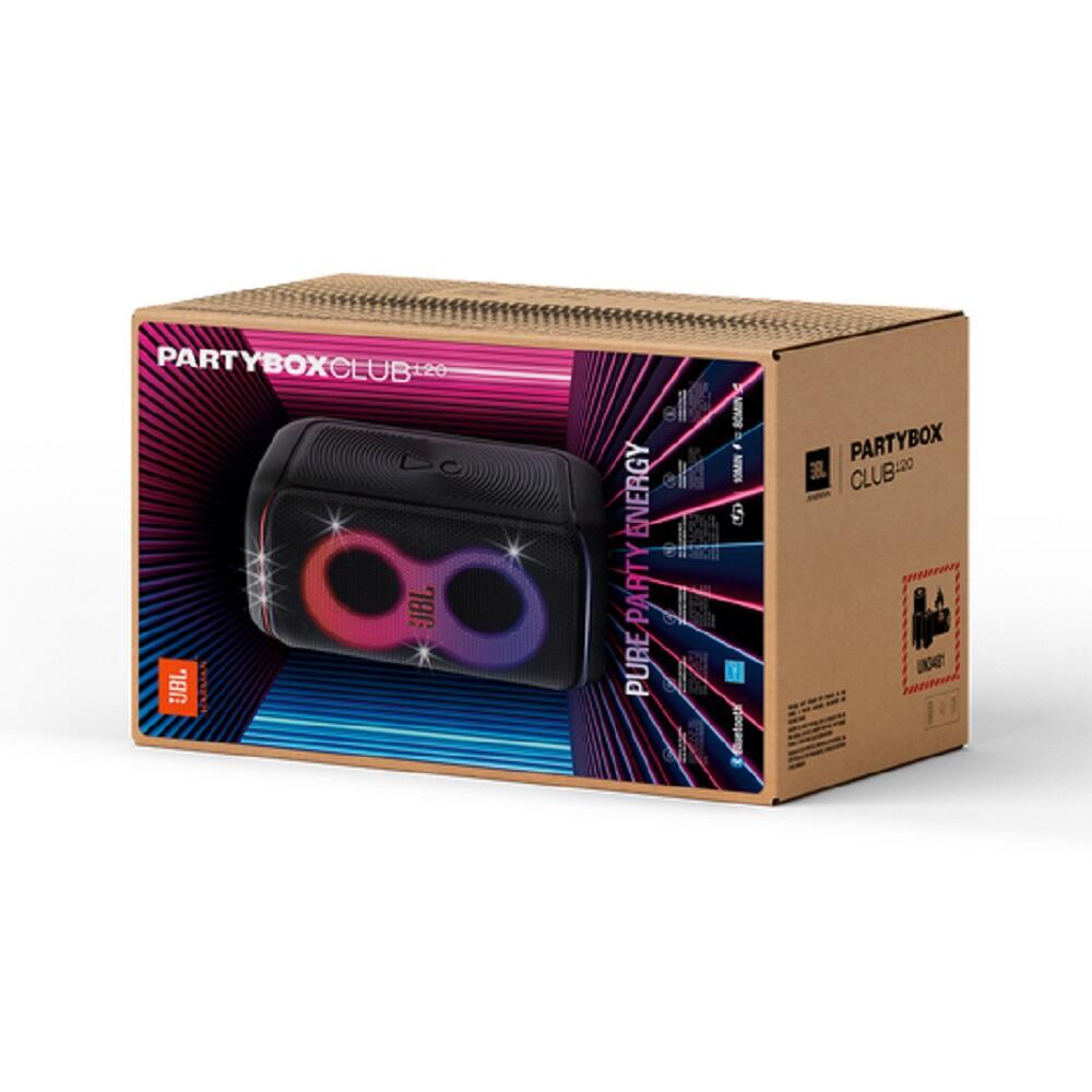 JBL PartyBox Club 120 160W RMS com Bluetooth e Luzes - IPX4