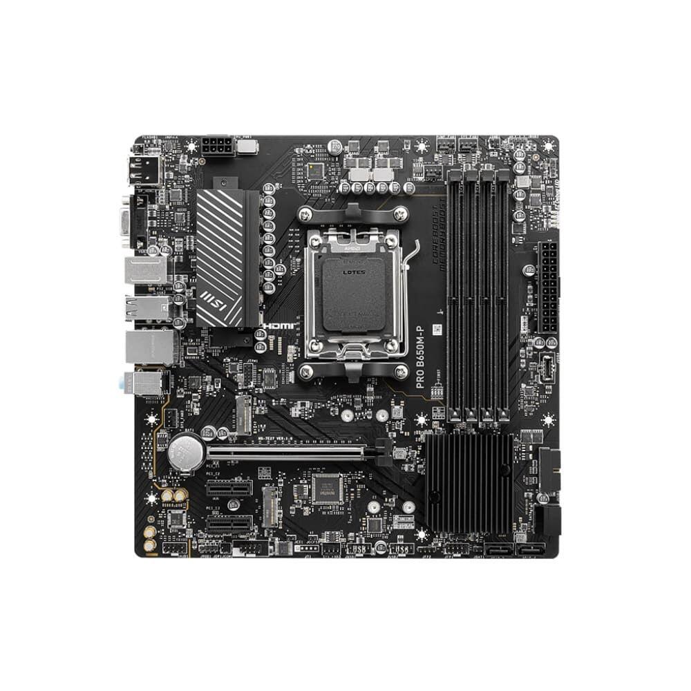 MSI PRO B650M-P マザーボード MSI PRO B650M-P DDR5 AM5 mATX - a partir de R$1.022,07