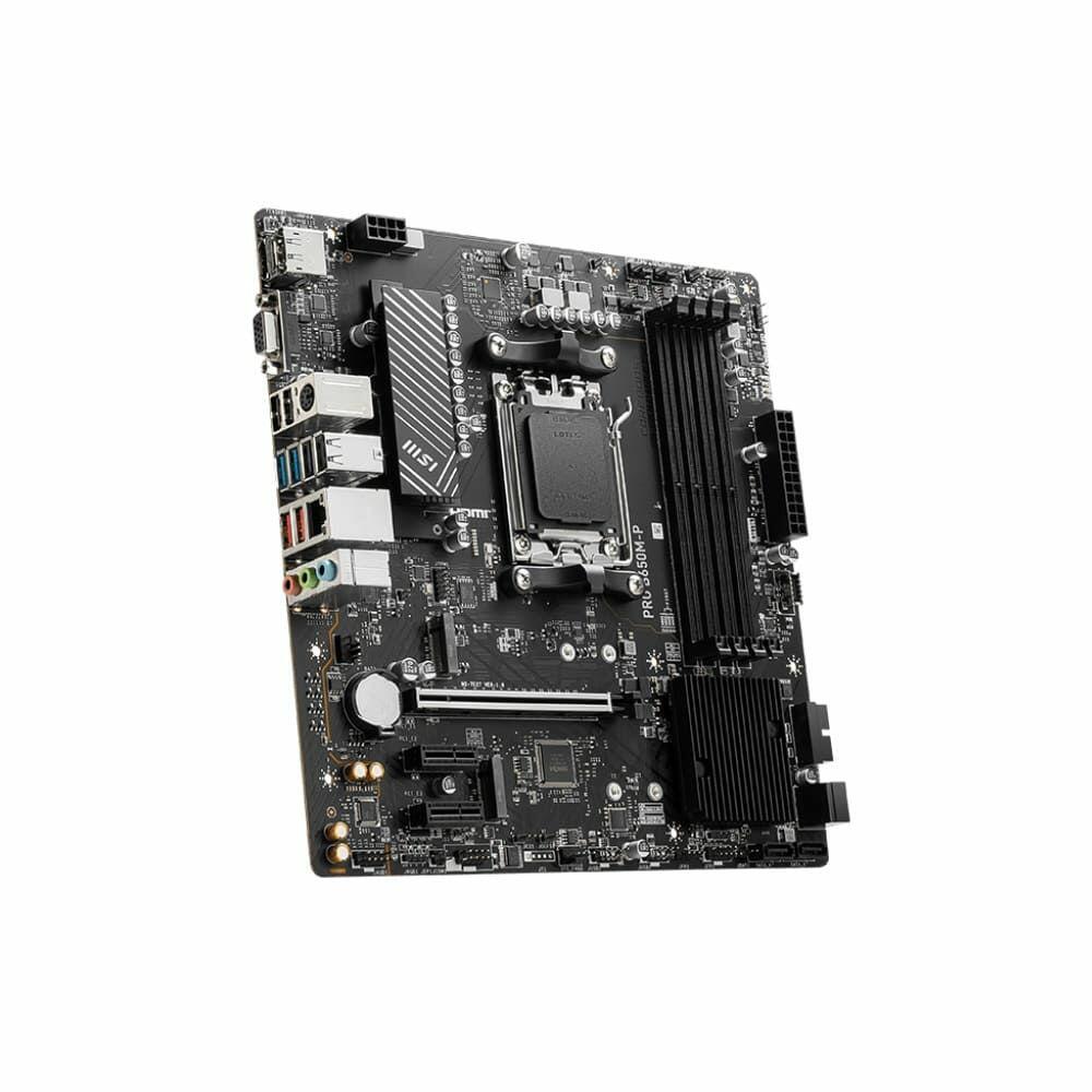 MSI マザーボード PRO B650M-P AMD Socket AM5 Placa Mãe MSI PRO B650M-P, Chipset B650, AMD AM5, M-ATX