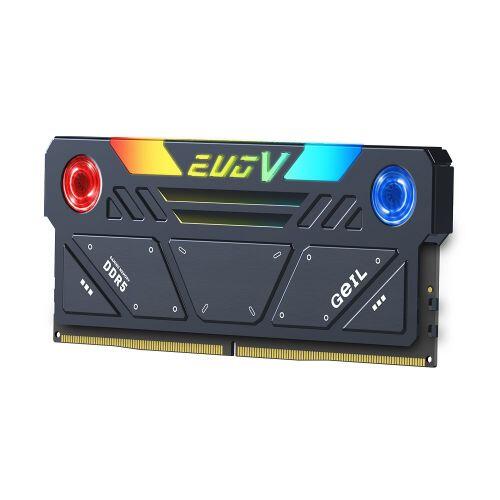 Memória DDR5 16GB 6000MHz GeIL EVO V RGB Dual Fan