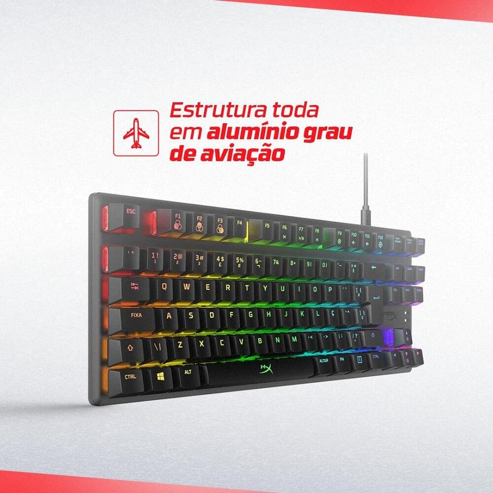 Teclado HyperX Alloy Origins Core TKL RGB ABNT2
