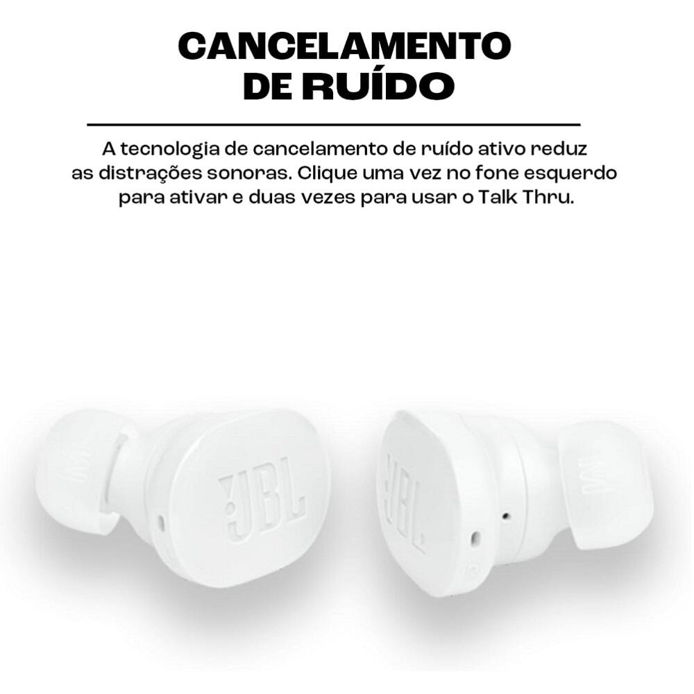 Fone JBL Tune Buds Bluetooth ANC com 48h e IP54