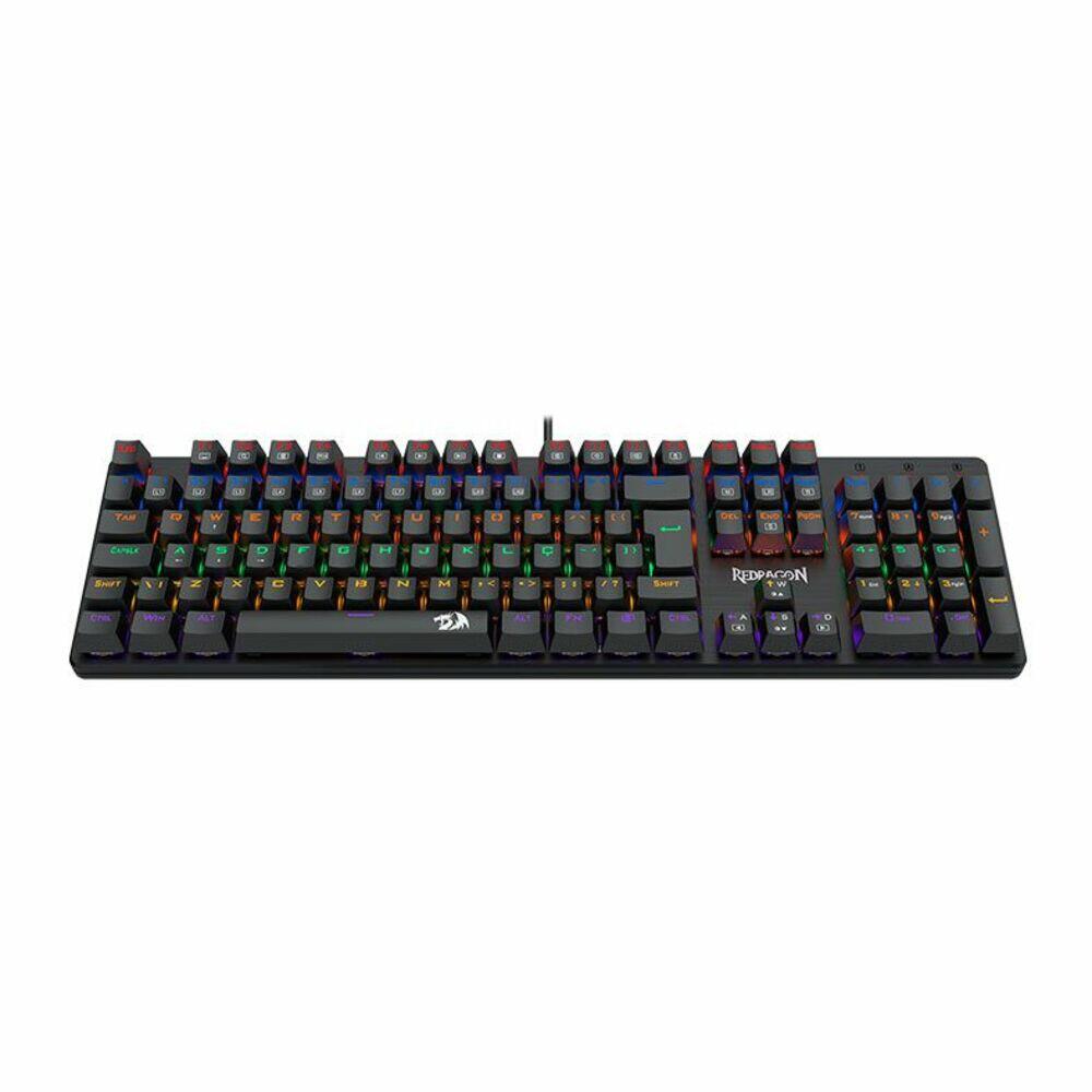 Teclado Mecânico Redragon Valheim Rainbow Brown ABNT2 - a partir
