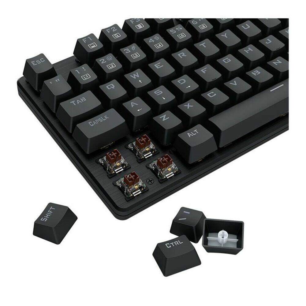 Teclado Mecânico Redragon Valheim Rainbow Brown ABNT2 - a partir