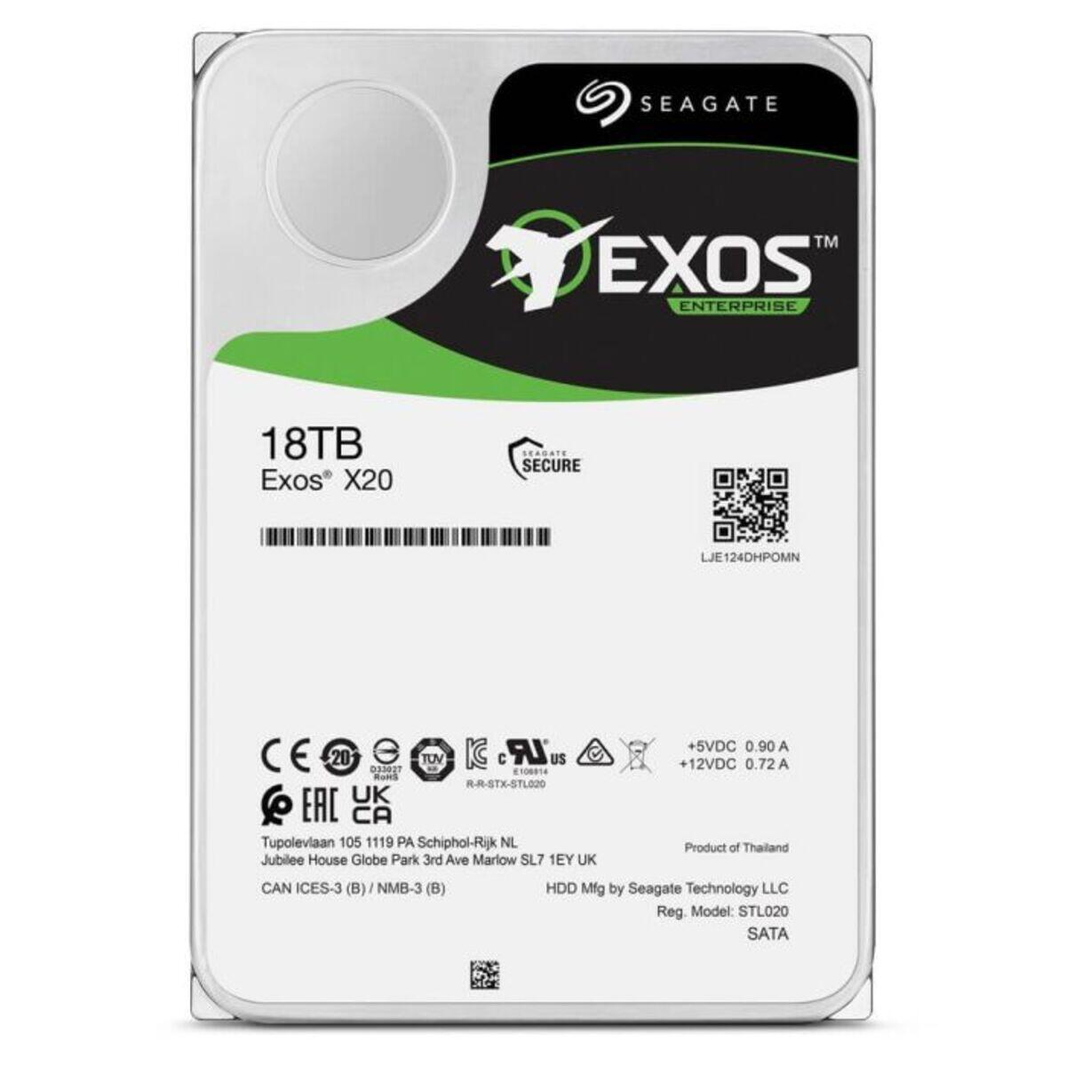 HD Seagate Exos X20 18TB 3.5