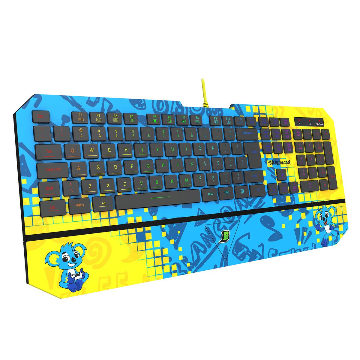 Teclado Gamer Redragon Brancoala B502RGB RGB ABNT2 - a partir de R