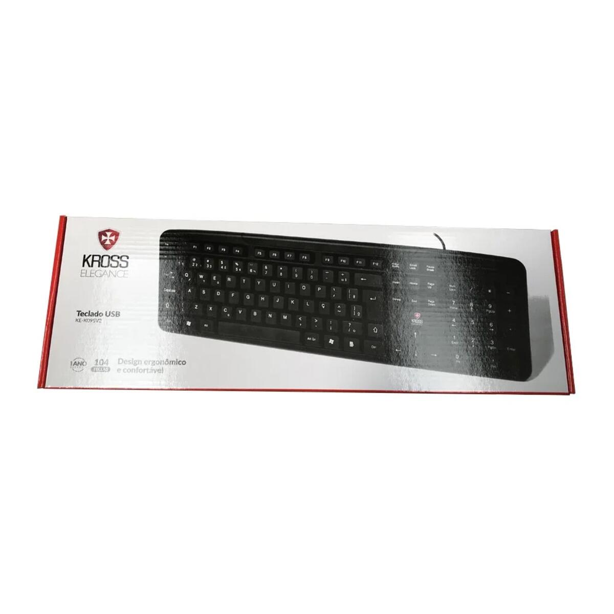 Teclado USB com Teclas Silenciosas e Perfil Baixo - a partir de R