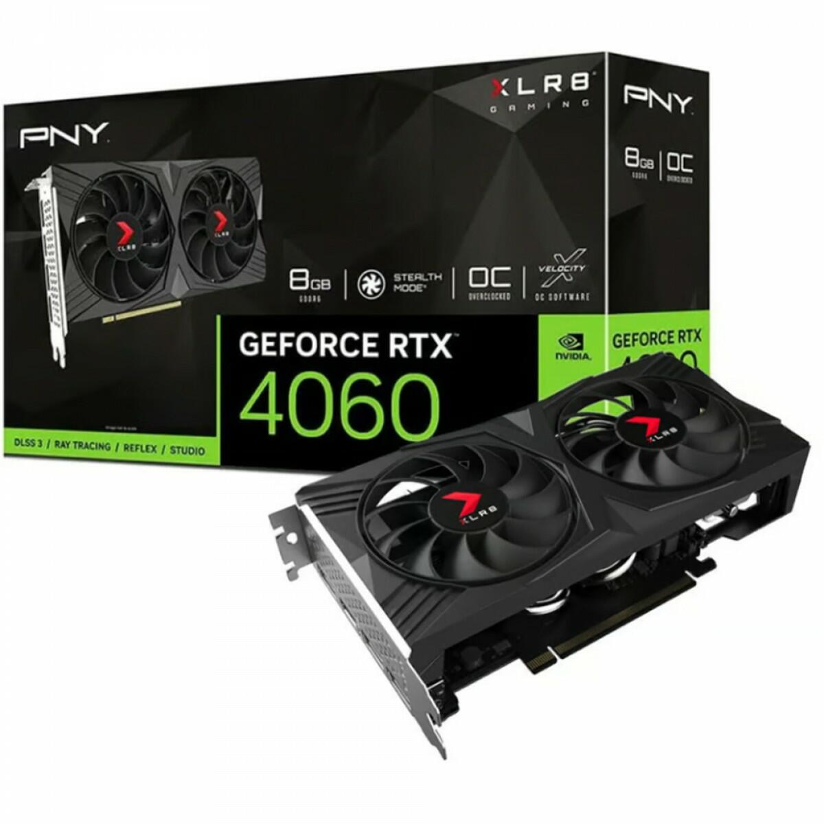 Placa de Vídeo PNY RTX 4060 8GB GDDR6 DLSS 3 Ray Tracing - a