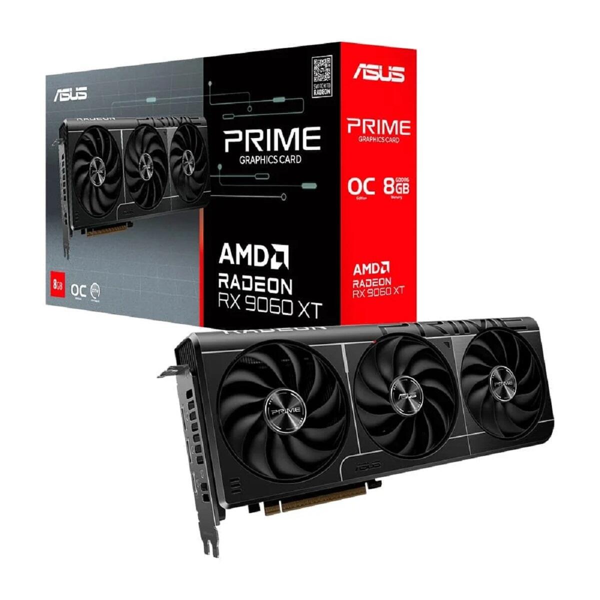 ほぼ新品 ASUS Radeon RX 9060 XT 8GB Placa de Vídeo ASUS RX 9060 XT 8GB GDDR6 PCIe 5.0 - a partir de R