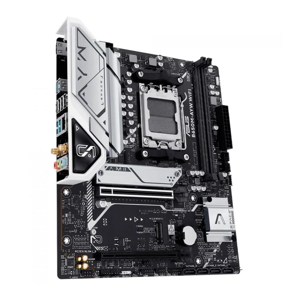 Placa-Mãe ASUS B650M-AYW WIFI mATX DDR5 AM5 PCIe 5.0 - a partir de R$1. ...