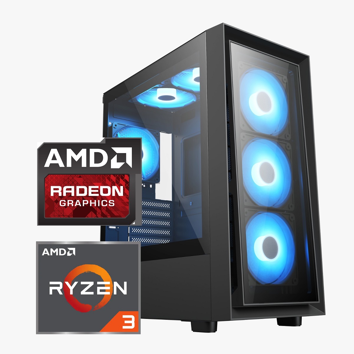 PC Gamer Login CPU 52 L3920 Ryzen 3, 8GB DDR4, SSD 256GB, Linux