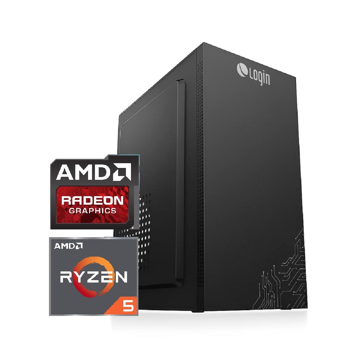 CPU Login 67 L3930 Ryzen 5 8GB SSD 256GB Radeon Linux - a partir