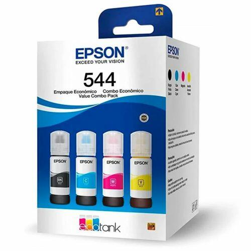 Kit 4 Tintas Epson T544 Original EcoTank - 65ml - a partir de R$195,21