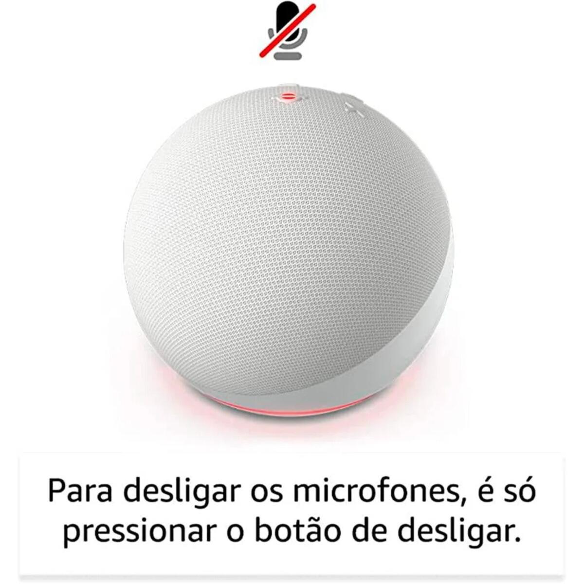 Echo Dot 5ª Geração Amazon Alexa Branco Smart Speaker - a partir