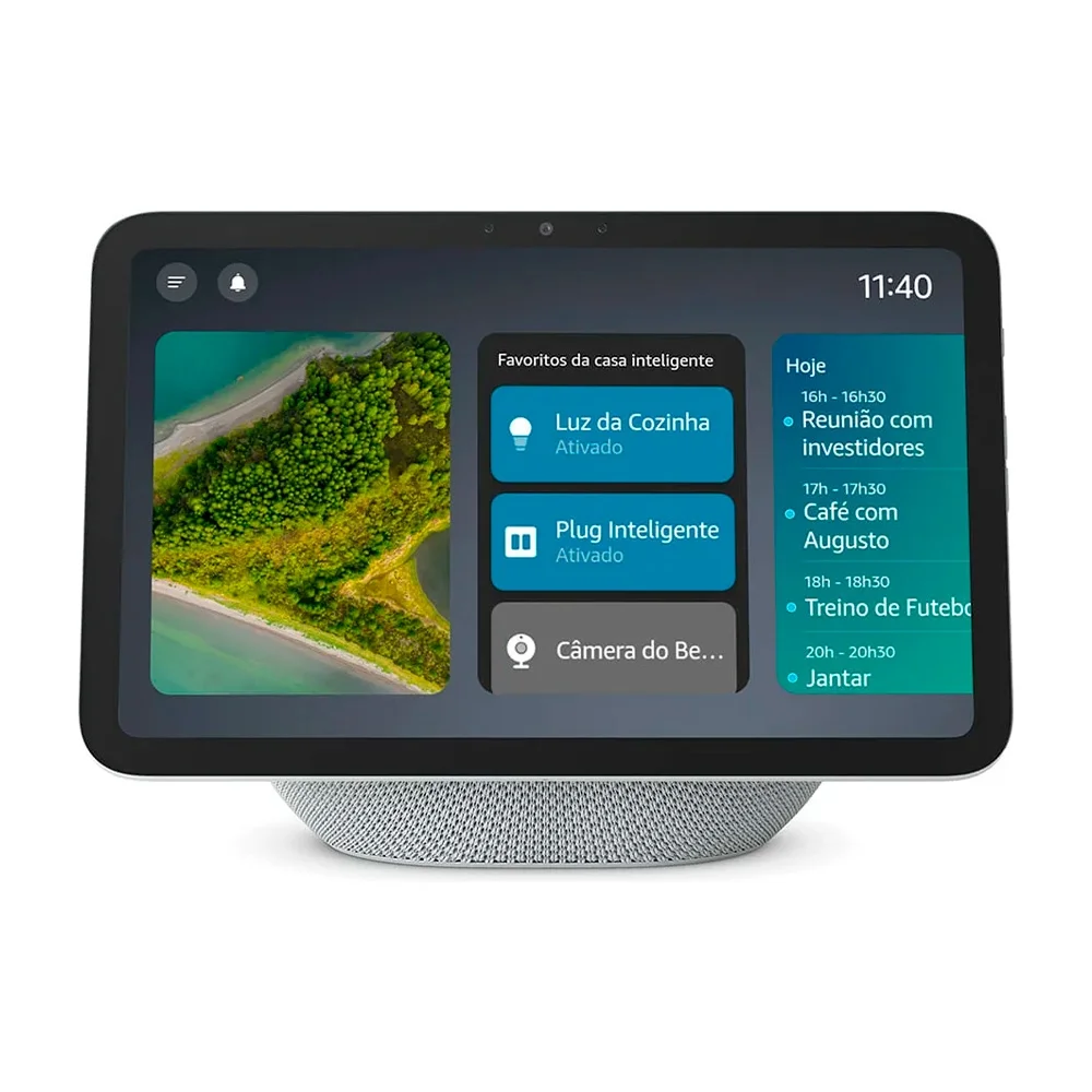 Echo Show 8 Amazon Branco com Alexa e Dolby Atmos - a partir de R