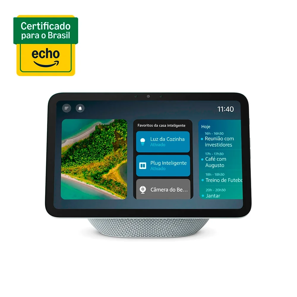 Echo Show 8 Amazon Branco com Alexa e Dolby Atmos - a partir de R