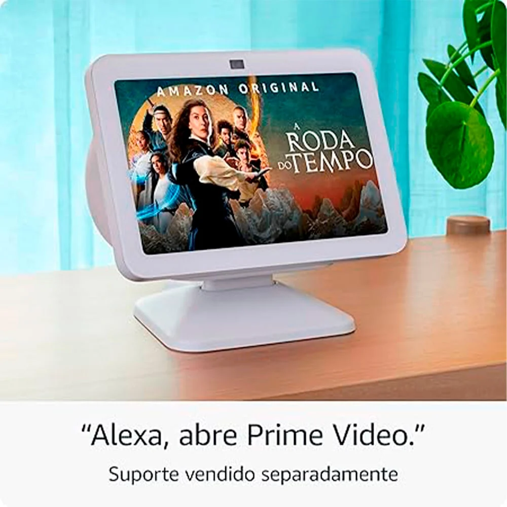 Echo Show 8 Amazon Branco com Alexa e Dolby Atmos - a partir de R