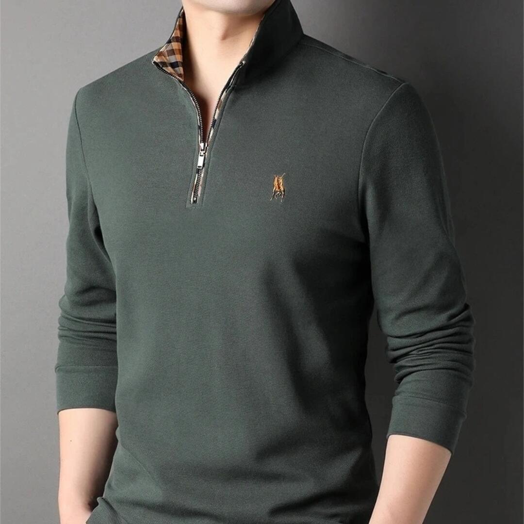 トップス philme longsleeve polo Comprar Camisa Polo Manga Longa Masculina Zíper - a partir de R$270,63