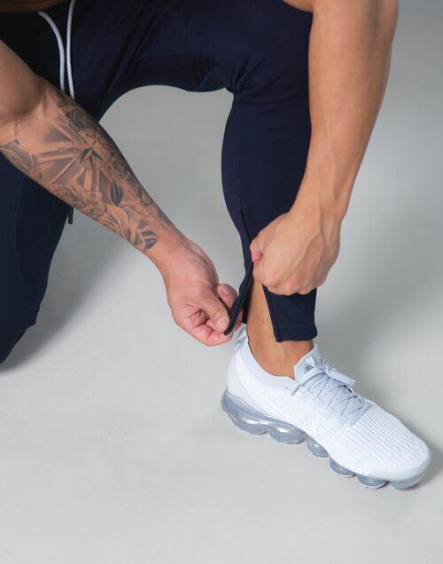 Calça Fitness Jogger Masculina Zíper na Barra