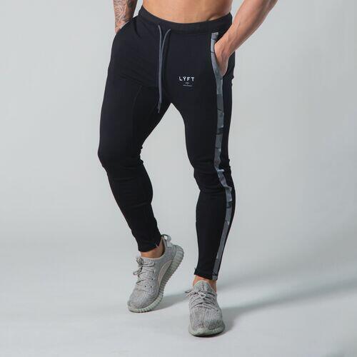 Calça Fitness Jogger Masculina Zíper na Barra