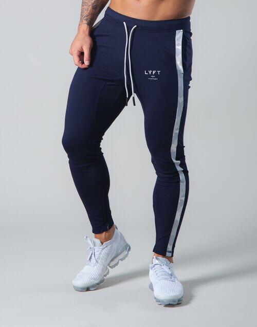 Calça Fitness Jogger Masculina Zíper na Barra