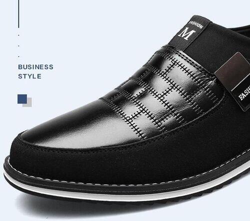 Sapato Mocassim em Couro Business Men 24H