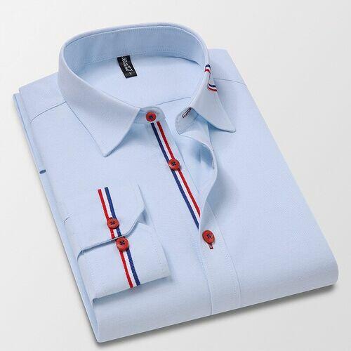 Camisa Alfaiataria Masculina Social Manga Longa France