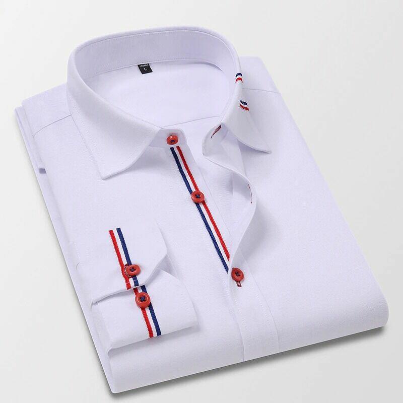 Camisa Alfaiataria Masculina Social Manga Longa France