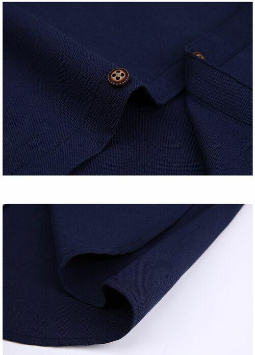 Camisa Alfaiataria Masculina Social Manga Longa Gola Padre