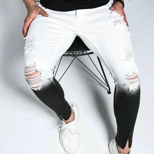 Calça Jeans Skinny Black and White Masculina