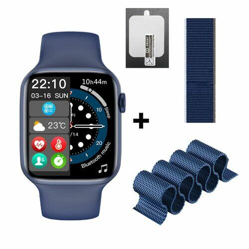Smartwatch Iwo Watch 7 2022 + 2 Pulseiras Extras + Película