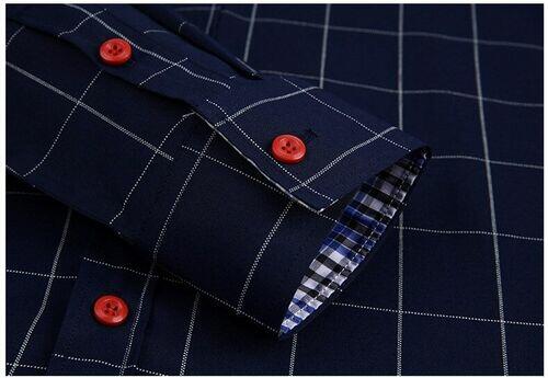 Camisa Alfaiataria Masculina Social Xadrez Manga Longa