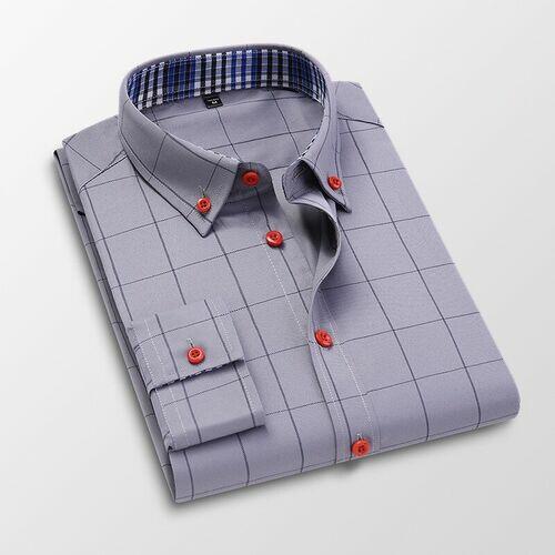 Camisa Alfaiataria Masculina Social Xadrez Manga Longa