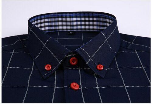 Camisa Alfaiataria Masculina Social Xadrez Manga Longa