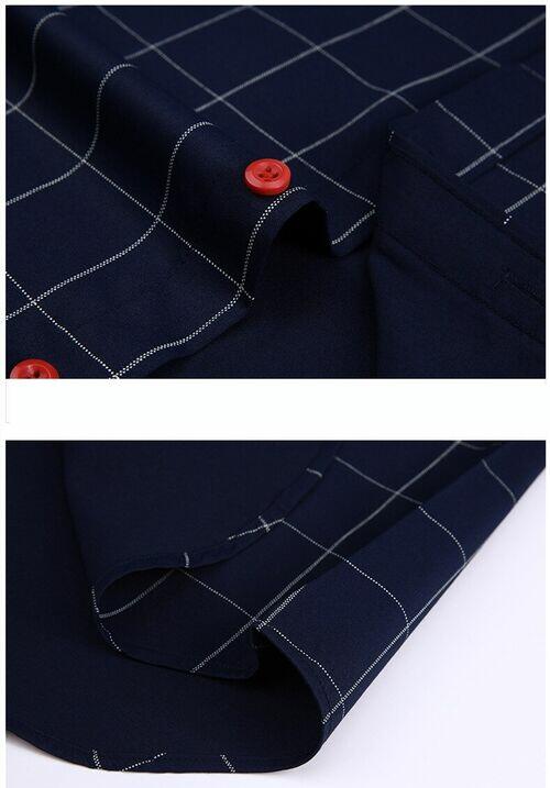 Camisa Alfaiataria Masculina Social Xadrez Manga Longa