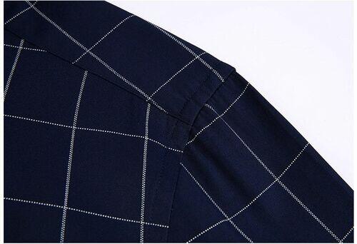 Camisa Alfaiataria Masculina Social Xadrez Manga Longa
