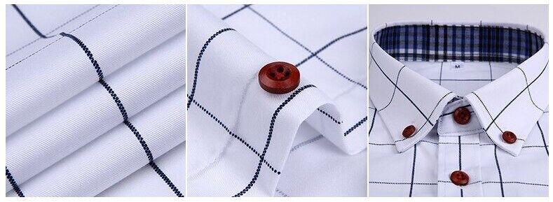 Camisa Alfaiataria Masculina Social Xadrez Manga Longa