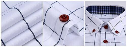 Camisa Alfaiataria Masculina Social Xadrez Manga Longa