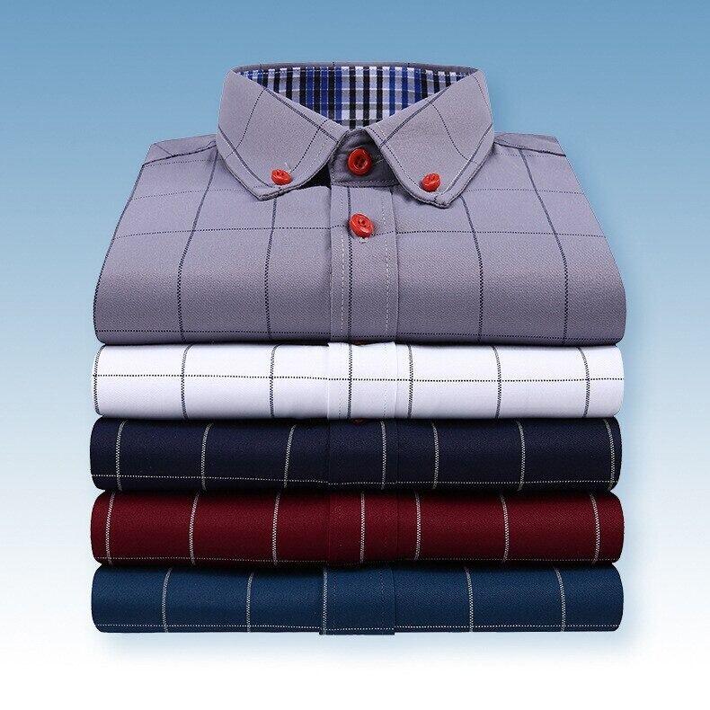 Camisa Alfaiataria Masculina Social Xadrez Manga Longa