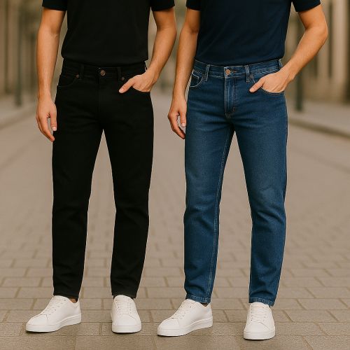 Calça Masculina CalÃ§as Elasticas Comprar Kit Com Calças Jeans