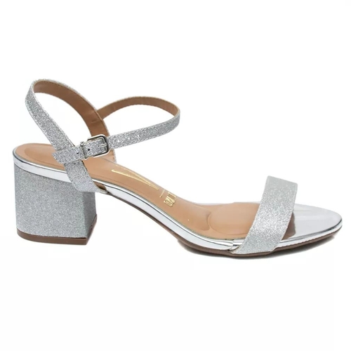 Sandália Feminina Vizzano Salto Grosso Baixo Glitter 6291900