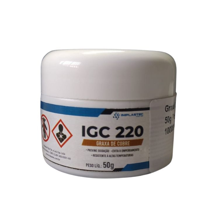 Comprar Graxa Condutiva Cobre 50g Pote Implastec 10008142 - GRAZ