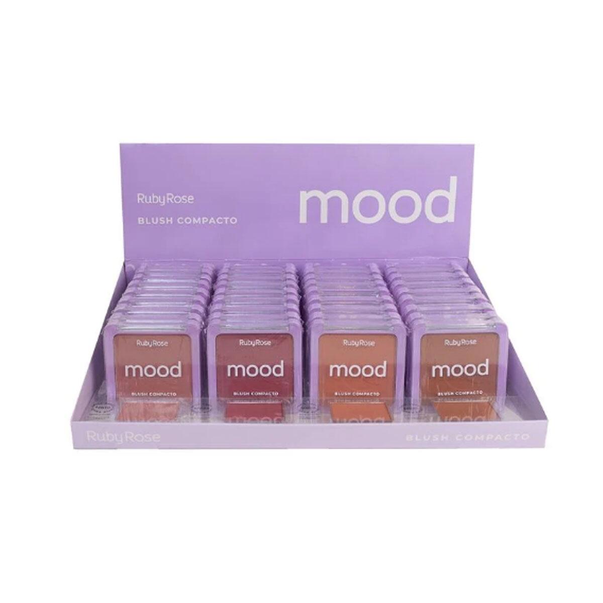 Comprar Box Blush Compacto Mood Ruby Rose Hbf582 - R$365,36 - Amor de Make