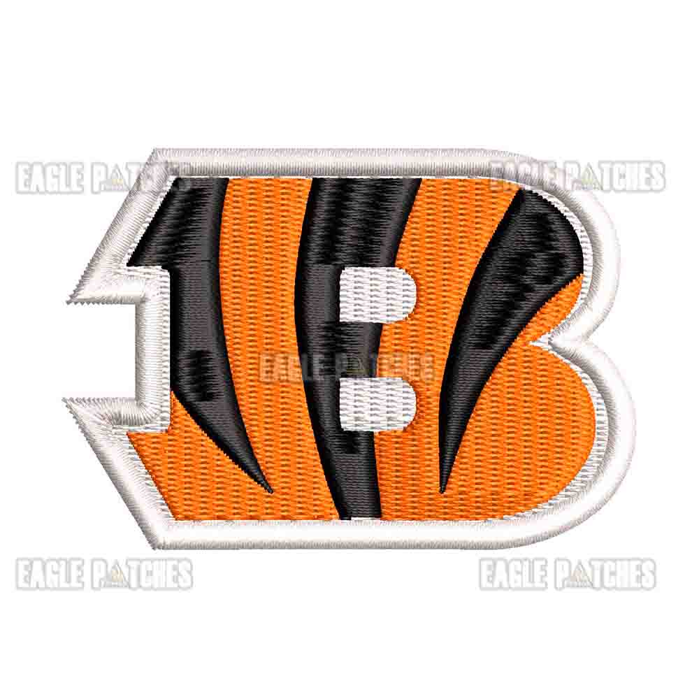 Patch brodé au fer à repasser saison 50e anniversaire des Bengals de