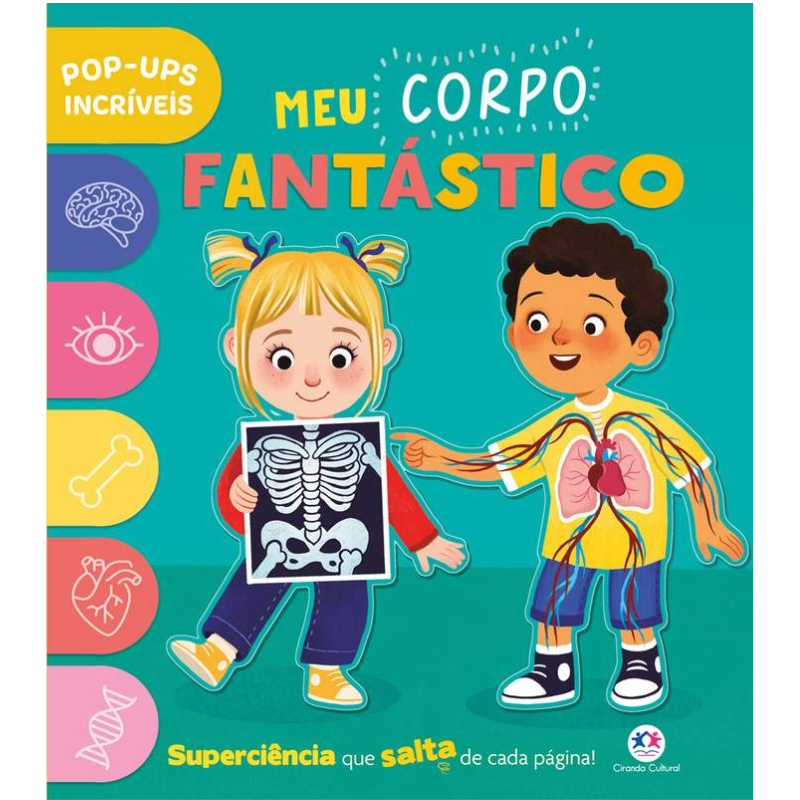 Livro Infantil sobre o corpo humano - a partir de R$55,10