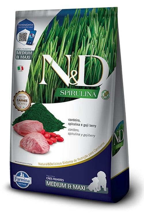 Comprar ND SPIRULINA CAN PUPPY MD/MX CORDEIRO 10,1KG - a partir de
